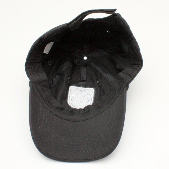 Dodge Ram Logo Strap Back Cap Black - Picture 4 of 6